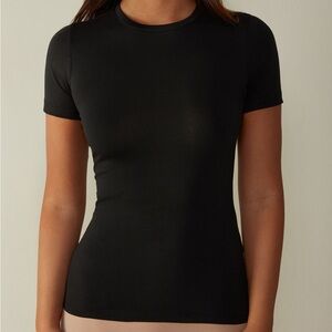 Intimissimi Stretch Superior Cotton Short Sleeve Top